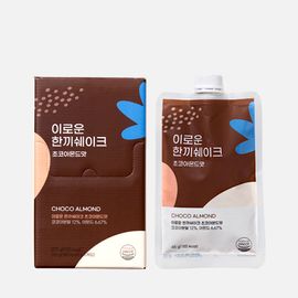 [Green Friends] IROA One-Meal Shake Choco Almond _ 5 Pouches, 185 Kcal, Balanced Diet, Meal Replacement, With Various Grains, 8 Types of Vitamins, Sugar Free, NON-GMO _ Made in Korea